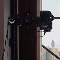 The Camera pointing the tower